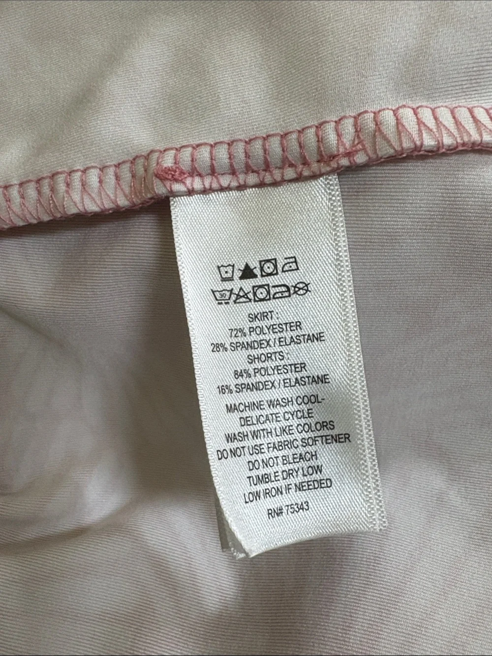 Tommy Bahama Coral and Cream Printed Golf Skirt
